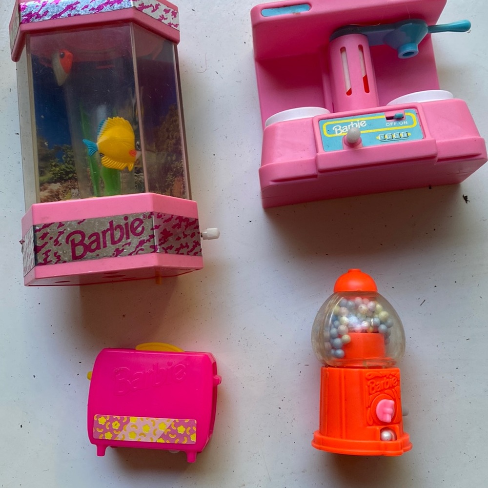 Vintage 1990s Barbie Wind-Up Toys